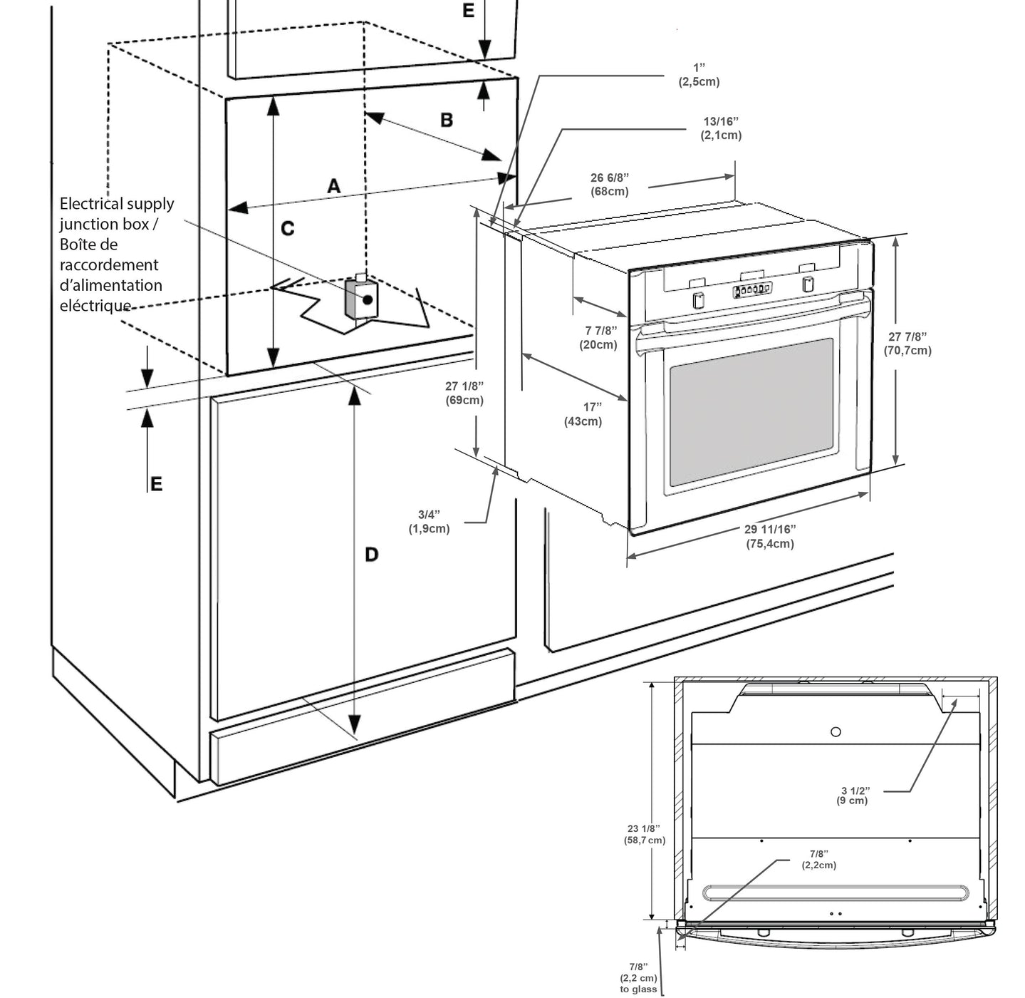 Elite 30in. x 30in. SelfCleaning BuiltIn Oven — Ancona Home