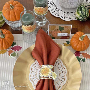 Wendy Vecchi Autumn Place Setting by Lauren Bergold