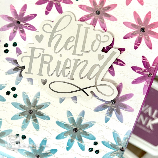 Archival Ink Hello Friend Card by Kimberly Boliver final