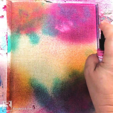 Creating a Cohesive Two-Page Art Journal Step 1b