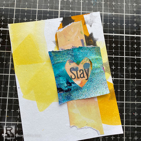 Dina Wakley MEdia Collage Cards Step 5