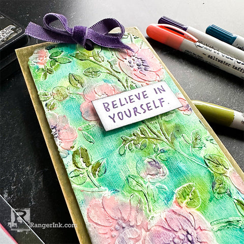 Distress Believe In Yourself Card by Cheiron Brandon Step 9