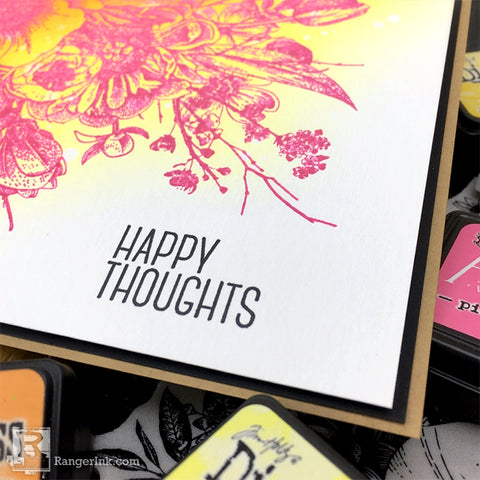 Happy Thoughts Distress Mini Ink Card by Bobbi Smith Step 11