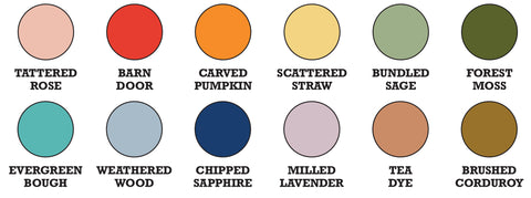 Distress Oxide Spray Swatches