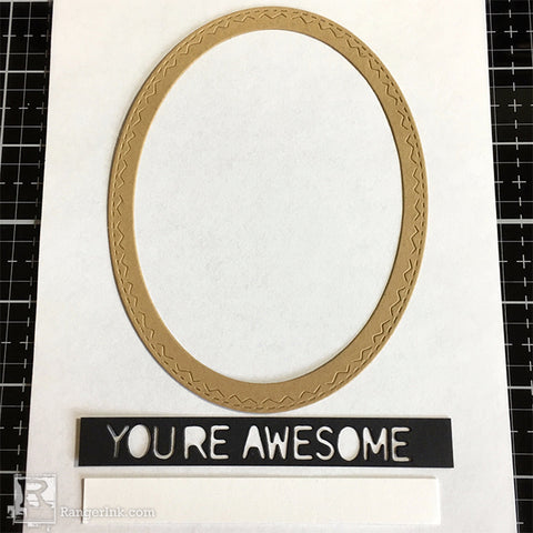 Distress Back to School You're Awesome Card