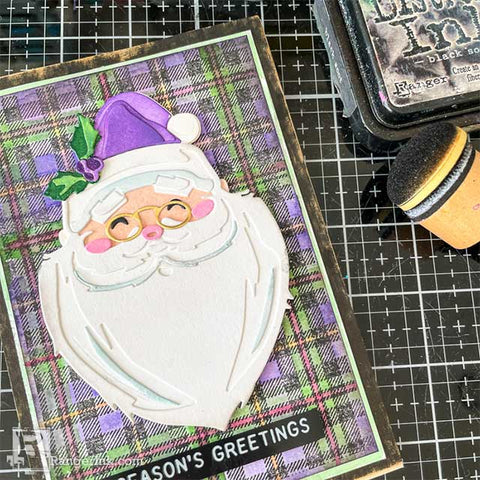 Distress Villainous Potion Santa Card Step 12