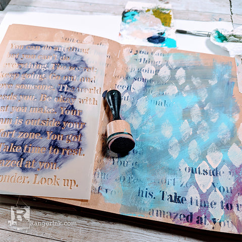 Dress Up Your Journal with a Colorful Tag Tip-In by Laura Dame Step 2