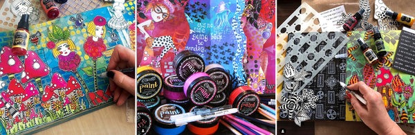 Dylusions Tools and Mediums for Art Journaling