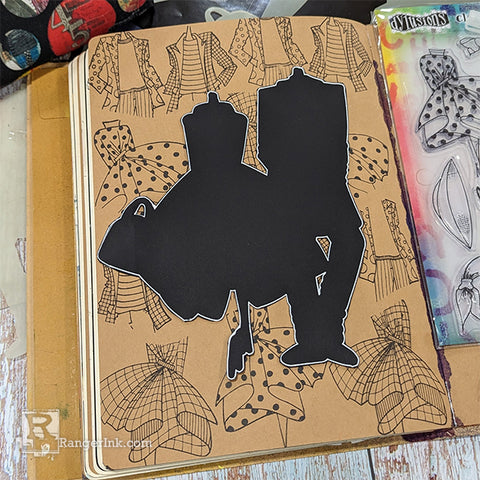 Dylusions Dapper Duo Journal Page by Denise Lush Final