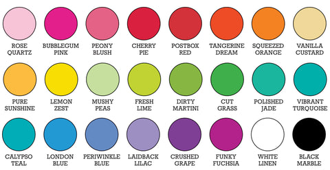 Dylusions Paint Swatches