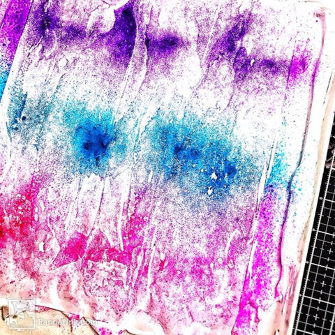 Dylusions Shaving Cream Background Step 3
