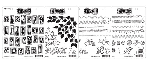 Dylusions Cling Mount Stamps
