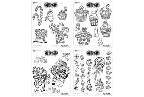 Dylusions Cling Mount Stamps