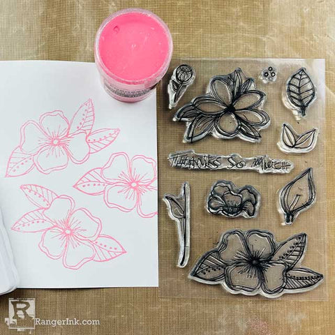 Embossed-flowers-thank-you-card-step3