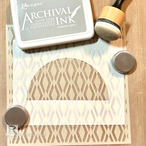 Enamel Accents Snow Dome Shaker Card by Kimberly Boliver Step 7