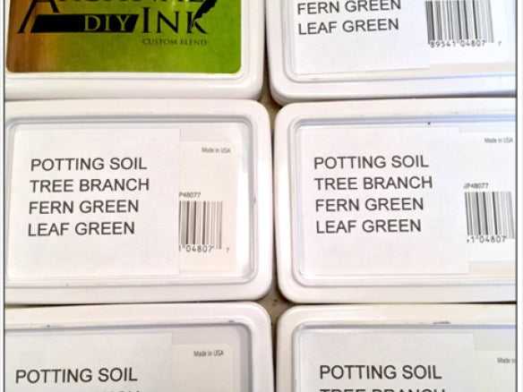 Potting Soil Archival Ink Pads and Ink Refills by Wendy Vecchi