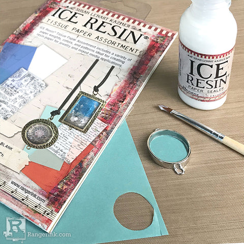 ICE Resin® Summertime Earrings Step 1