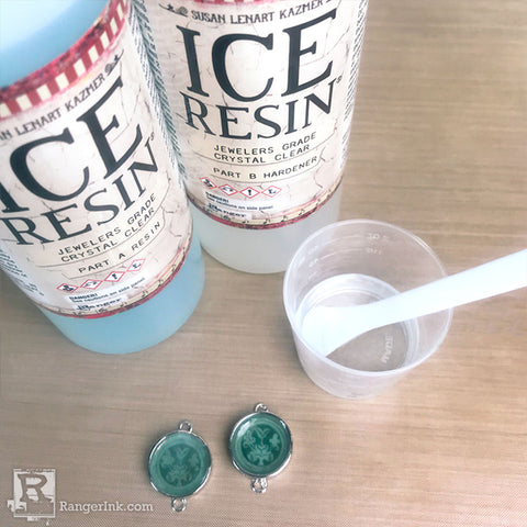 ICE Resin® Summertime Earrings Step 5