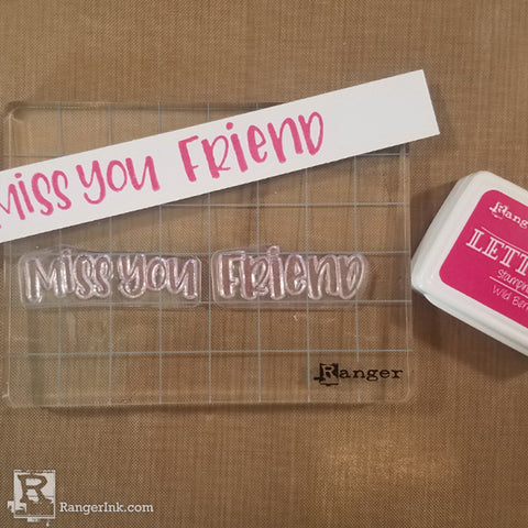 Letter It Miss You Card