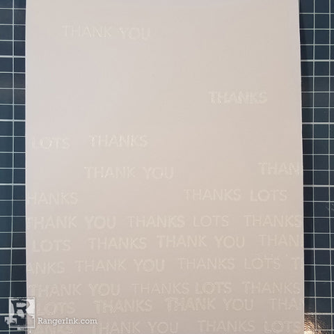 Letter It Thank you Card Step 2