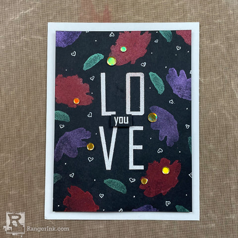 Love You Card Step 5