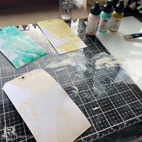 Mixed Media Tag Step 1