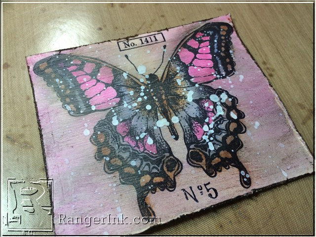 Mixed Media Art: Distress Crayons And Embossing On Canvas – Stamping  Imperfection