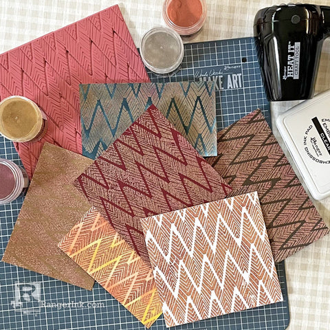 Painting with Ranger Embossing Powders by Lauren Bergold Step 6
