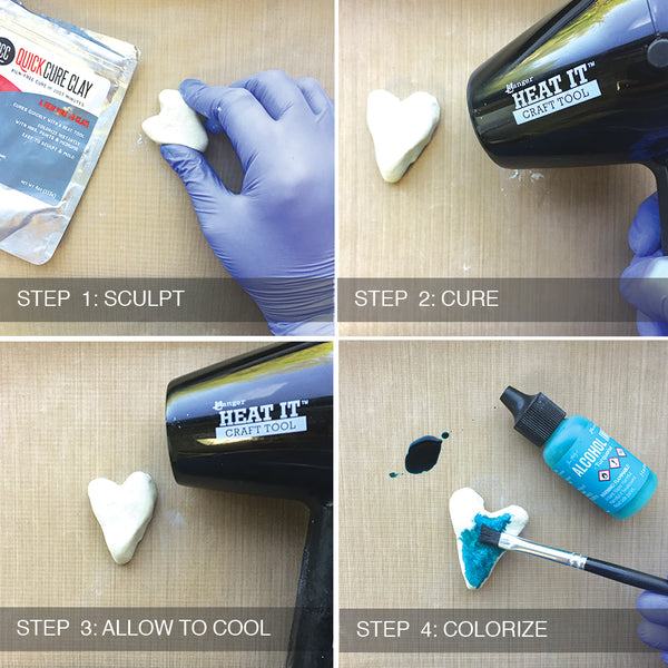 Ranger QuickCure Clay 4 Steps