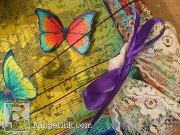 Reverse Butterfly Canvas by Tracy Scott