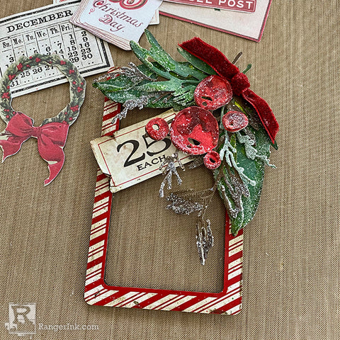 Rustic Wilderness Merry Christmas Tag Step 11