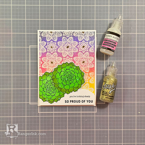 Simon Hurley Create. Proud of You Card by Lieschen Harshbarger Step 11