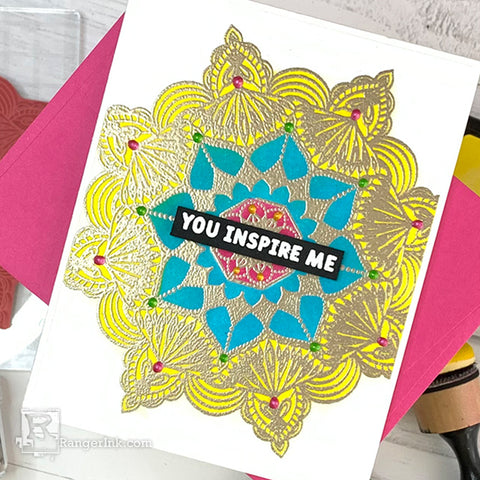 Simon Hurley You Inspire Me Card by Lieschen Harshbarger Finished Project