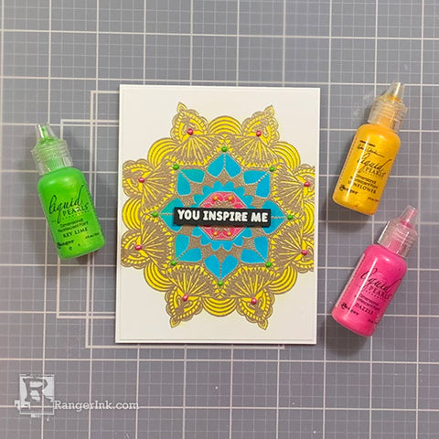 Simon Hurley You Inspire Me Card by Lieschen Harshbarger Step 9