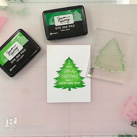 Simon Hurley create. Christmas Shaker Card by Lieschen Harshbarger Step 5