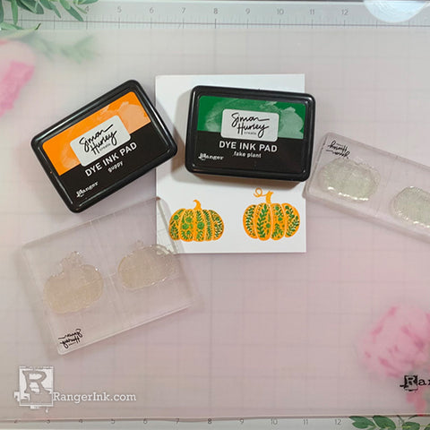 Simon Hurley create. Purrs and Pumpkins Card by Lieschen Harshbarger Step 9