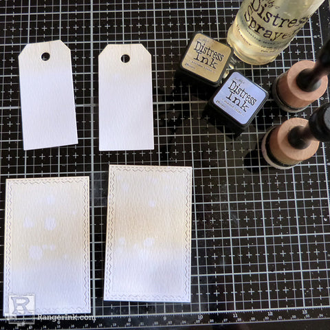 Speckled Embossing Powder Tags step 5