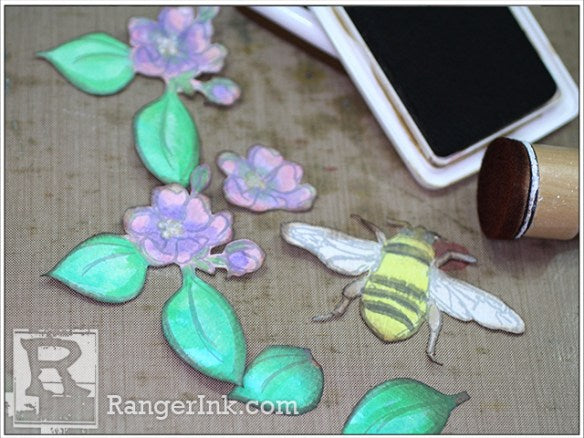 Springtime Watercolor Media Board by Tammy Tutterow | www.www.rangerindu.com