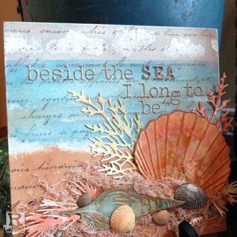 Tim Holtz Distress® Beside The Sea Plaque Beauty 3