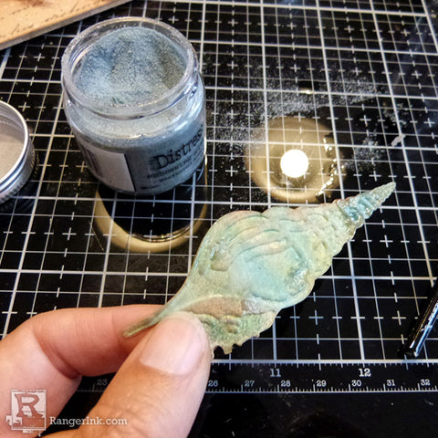 Tim Holtz Distress® Beside The Sea Plaque Step 7