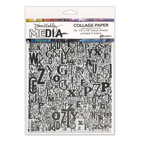 Dina Wakley MEdia Collage Paper 