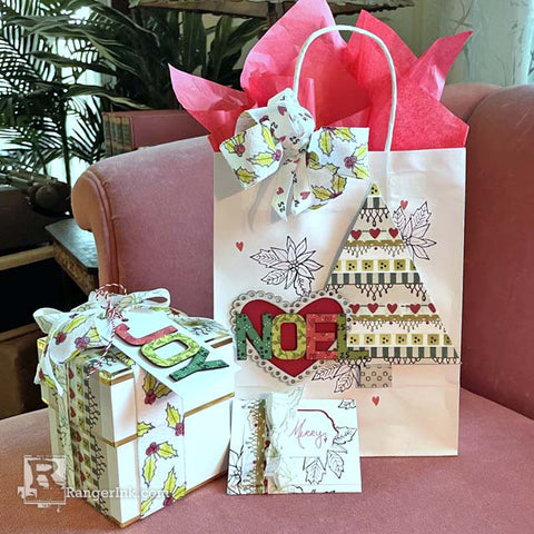 Wendy Vecchi Holiday Gift Wrap by Lauren Bergold Finished Project