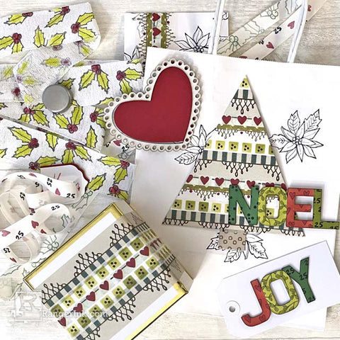 Wendy Vecchi Holiday Gift Wrap by Lauren Bergold Step 11