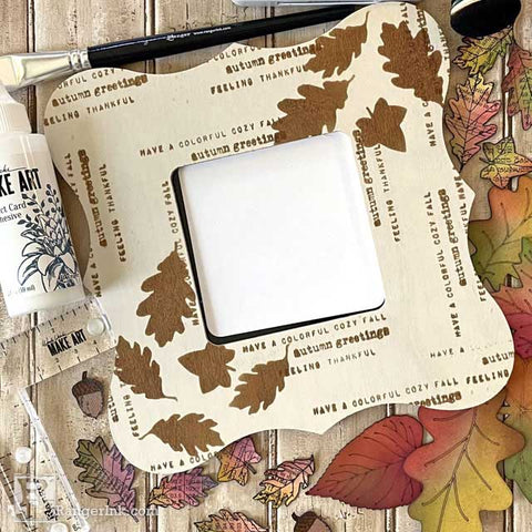 Wendy Vecchi Autumn Greetings Frame Step 10