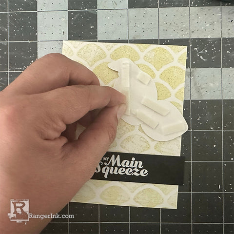 You're My Main Squeeze Card by Jess Francisco Step 7