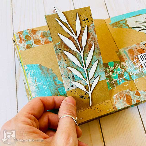 Dina Wakley Gel Plate Journal Page Step 7