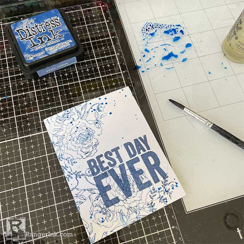 Distress Glaze Bold Sayings Cards Step 7