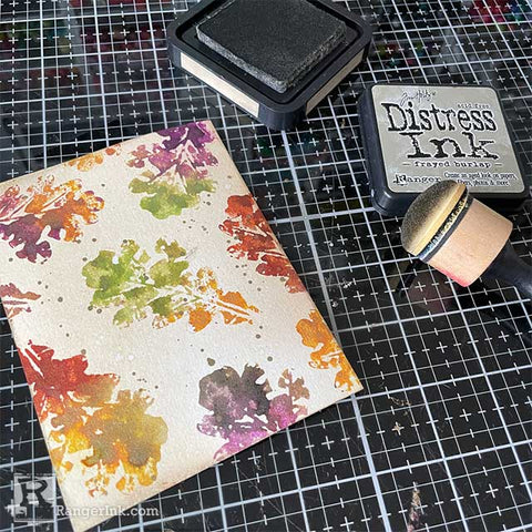 Distress Mica Stain Watercolor Card Step 7