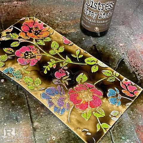 Tim Holtz Distress Glaze Painted Tag Step 9