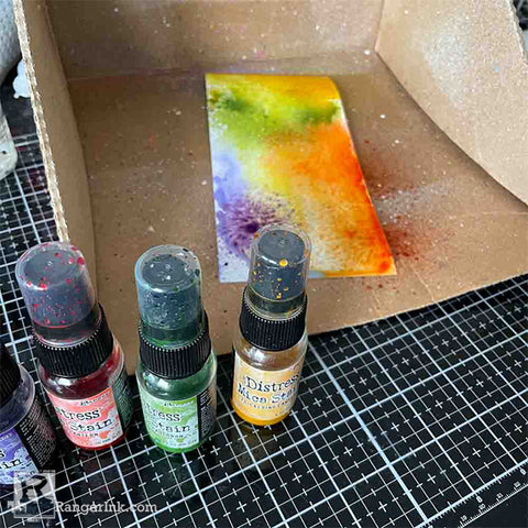 Tim Holtz Distress Hocus Pocus Card Step 4